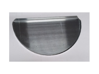 Talon symétrique universel à souder | 1/2 rond |  Zinc naturel | Rheinzink