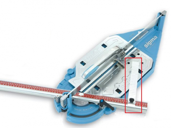 Guide sur réglette graduée Coupe-carreaux SIGMA