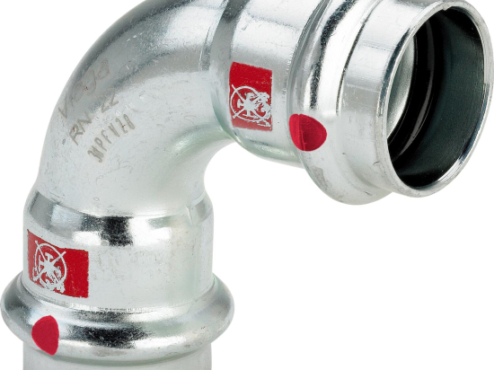 Coude 90° | MF | Prestabo | Electrozingue |  VIEGA