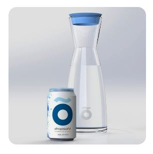 Kit Carafe avec filtre CrystalDrink Dropson - Pichet 1L