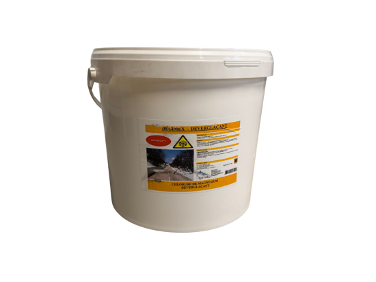 Déverglaçant magnésite en seau de 10 kg Degimex