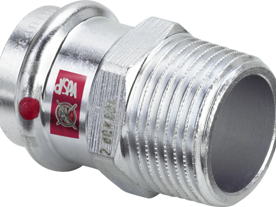 Raccord droit fileté | FM | Electrozingue | VIEGA