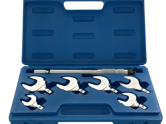 Coffret clé plate dynamométrique avec 6 têtes| Teddington