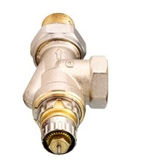 Robinet de radiateur | RA-IN DN15 équerre inversée 1/2" | DANFOSS