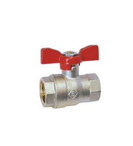 Vanne sphérique | à manette papillon | FF | AYOR