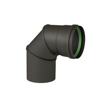 Coude équerre 90° pour raccordement poêle à granulé  |Ten