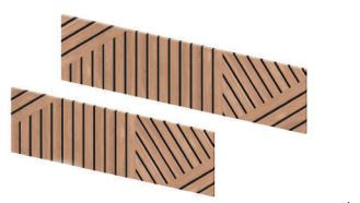 Crédence murale décorative - Claustra Graphik - Kinewall Design Kinedo