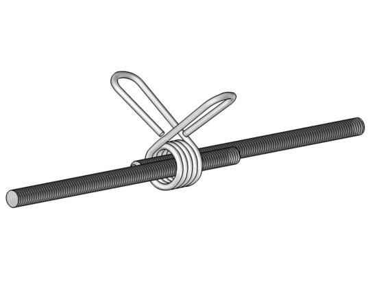 Ressort papillon | Pour tige filetée | M6 | CHABANNE