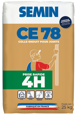 Enduit à joint | Prise rapide 4H  | CE78 | Semin