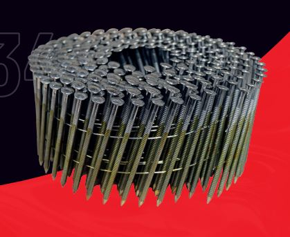 Pointes annelées GALVA en rouleaux 16° Alsafix