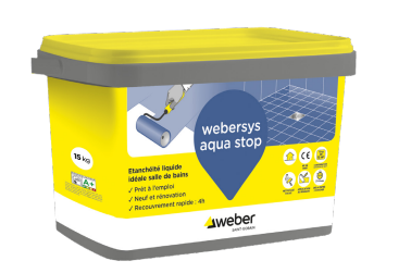 Système d'étanchéité liquide | Prêt à l'emploi | Weber sys aqua stop | Weber