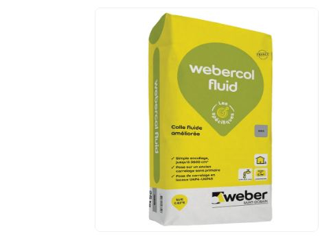 Mortier-colle fluide amélioré | Col fluid | Weber