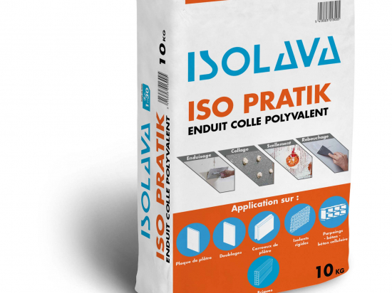 Enduit colle polyvalent | Iso Pratik | Isolava