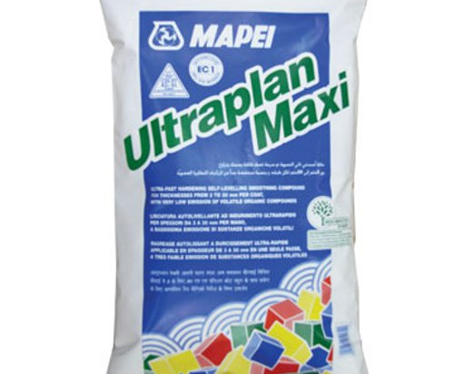 Enduit de ragréage autolissant fibré | Ultraplan maxi | Mapei