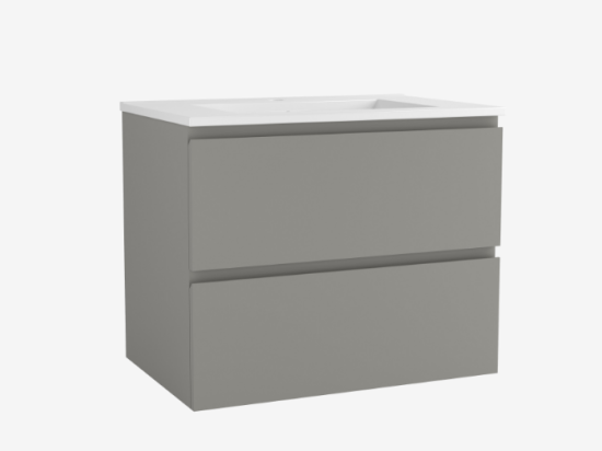 Meuble sous-vasque | 2 tiroirs | HARMONIE | 600x455 mm | Oze by Ottofond