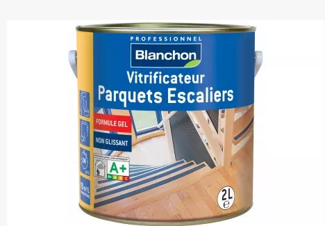Vitrificateur Parquet gélifié spécial Escaliers mat Blanchon 2L
