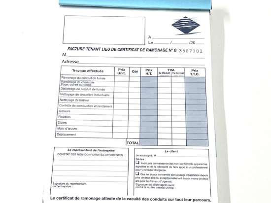 Carnet de ramonage | Progalva
