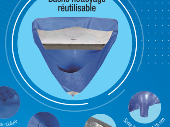 Bâche nettoyage réutilisable | ESY10002 | Cbm