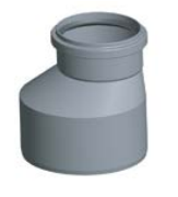 Augmentation PVC excentrée  | SDR 41 (SN4) | Dyka