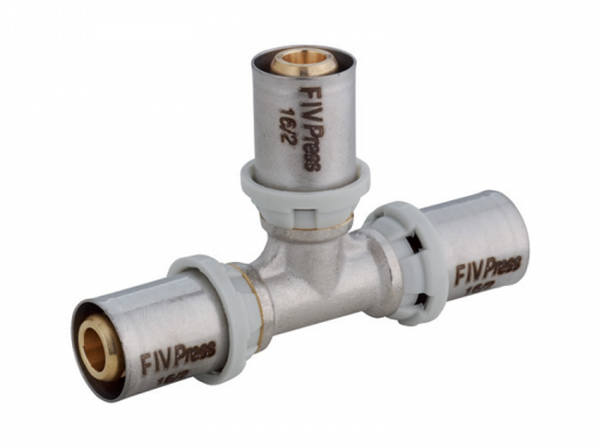 Raccord Té à sertir multicouche | EMMETI