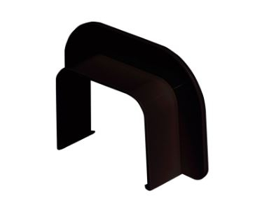 Rosace murale | Passage de mur pour goulotte | Climclick noir M1 | MC Distribution