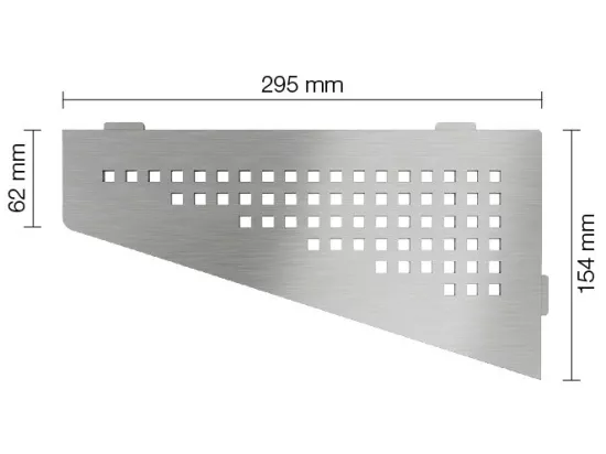 Étagère D’angle Schluter Kerdi-DESIGN SES1D3EB – Inox, Salle De Bain