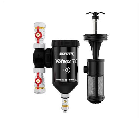 Filtre magnétique avec tamis |Eliminator Vortex 700 | Spécial pompes à chaleur | Sentinel