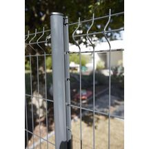 Poteau Axor | plastifié gris 7016 | Dirickx