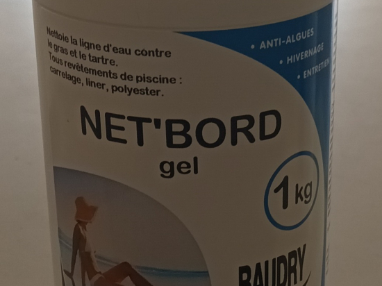 Nettoyant ligne d'eau de piscine | Net bord gel | Ocedis