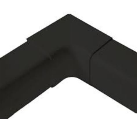 Coude intérieur 90° | Climclick noir M1 | MC Distribution