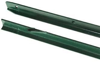 Jambe de force L pour grillage | plastifiée vert | Dirickx