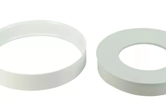 Ensemble joint-bague pour pipe WC - D125 - Nicoll