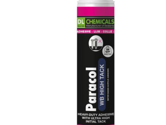 Mastic colle de montage sans solvant | Paracol WB High Tack | DL Chemicals