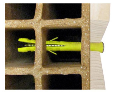 Cheville longue avec vis tête fraisée | CQLV | Ing Fixations