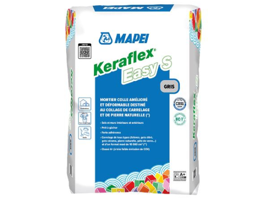 KERAFLEX EASY S – Mortier colle amélioré et déformable C2S1 E | Mapei