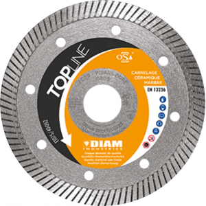 Disque jante turbo | spécial matériaux très durs | Gamme Topline | Diam Industries