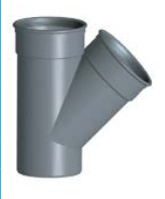 Culotte PVC MF | SDR 41 angle 45° | Dyka