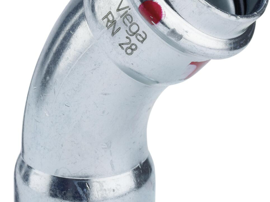 Coude 45° | FF | Prestabo | Electrozingue |  VIEGA