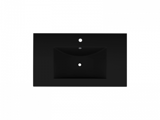 Vasque noire en céramique| simple | CERES | OZE by OTTOFOND