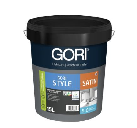 Peinture satinée en phase aqueuse pour murs et plafonds | Goristyle | Gori