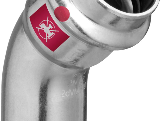 Coude 45° | MF | Prestabo | Electrozingue |  VIEGA