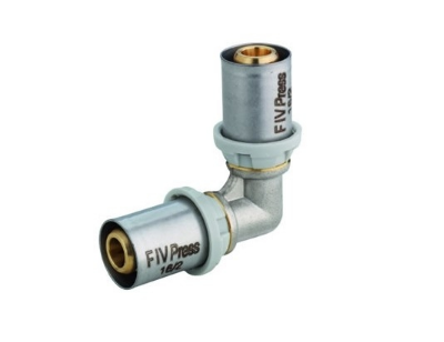 Coude 90° multicouche | à sertir égal | Emmeti