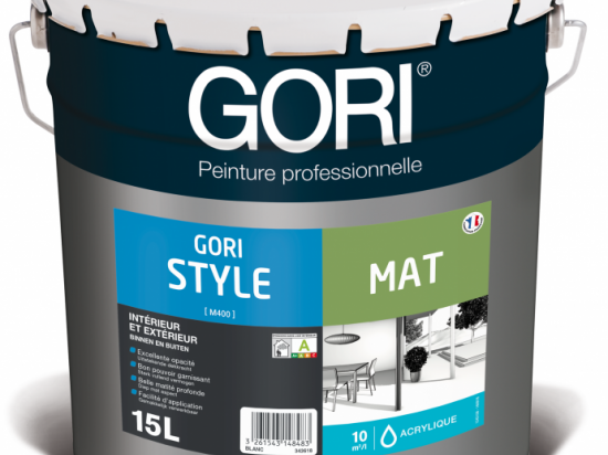 Peinture mate acrylique pour murs et plafonds | Goristyle | GORI