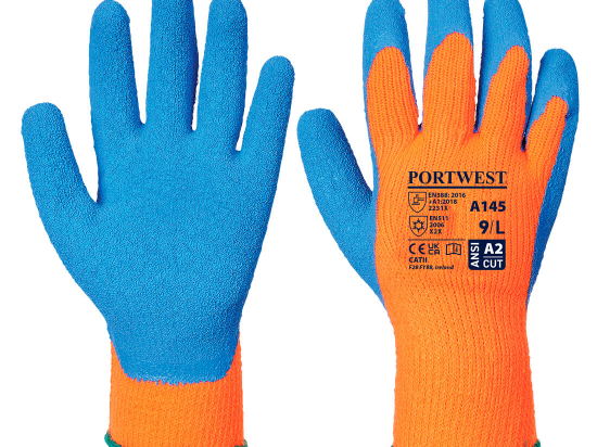 Gants Gold Grip | Orange / Bleu | A145 | Portwest