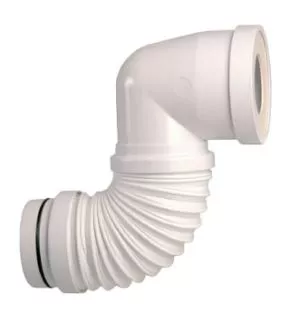 Pipe WC coudée extensible universelle - Regiplast