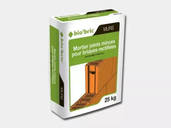 Mortier joint mince Biobric 25 kg