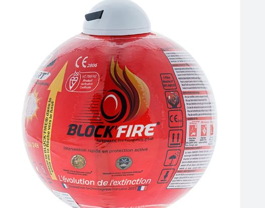 Boule extincteur automatique autonome | Block'Fire