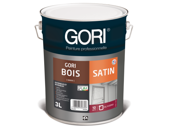 Peinture satinée spéciale bois aux résines glycérophtaliques | Goribois | Gori