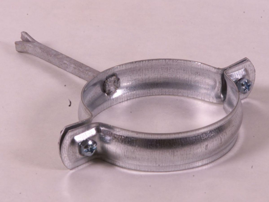 Collier  de descente cylindrique Tradition | D80 mm | Pointe carrée 8mm | Frenehard