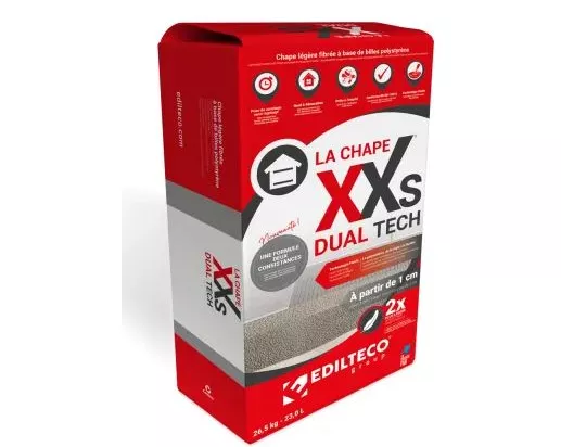 Chape légère fibrée XXs® Dual Tech – EDILTECO – Sac 26,5 kg / 23 L